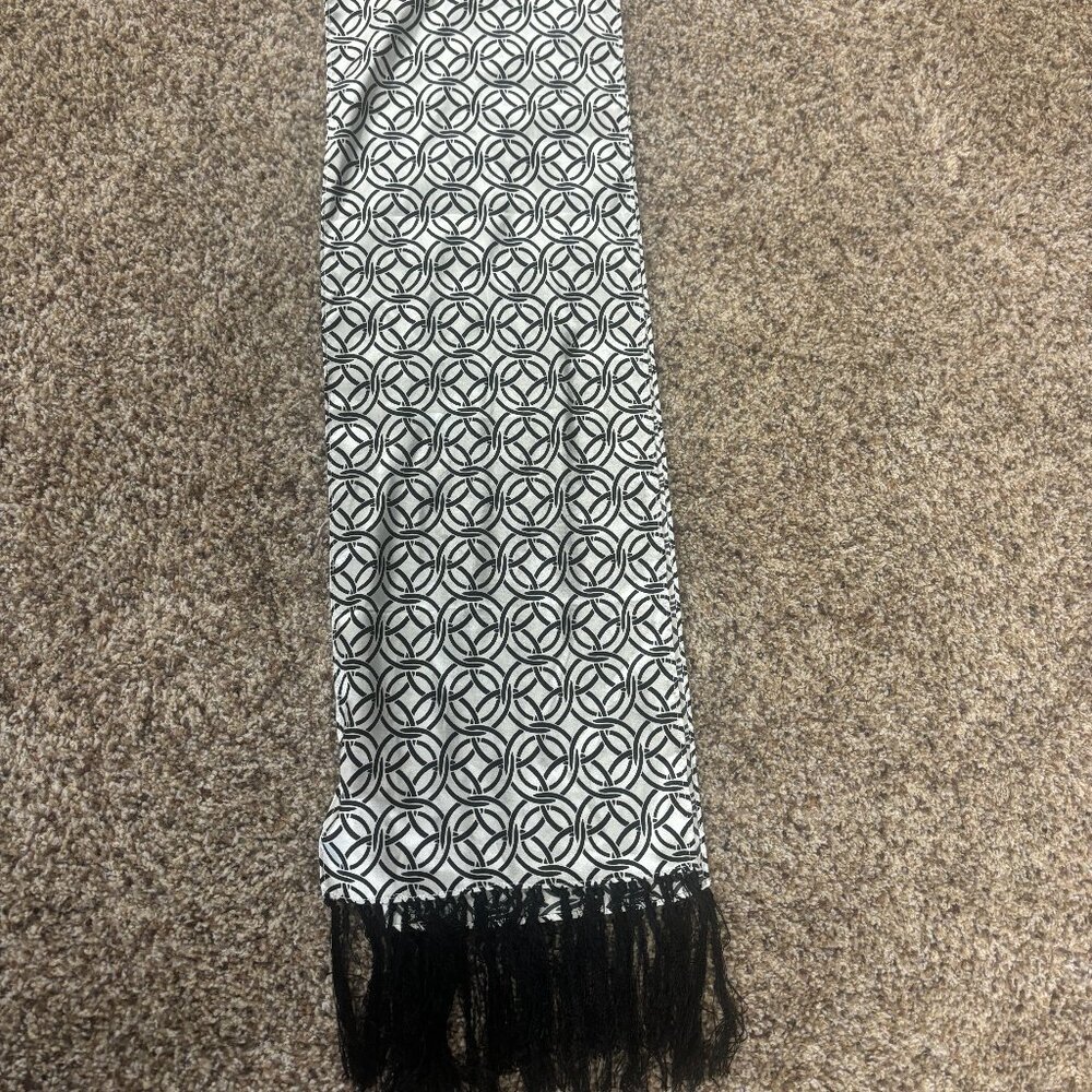 Jacquard geometric scarf - 1621